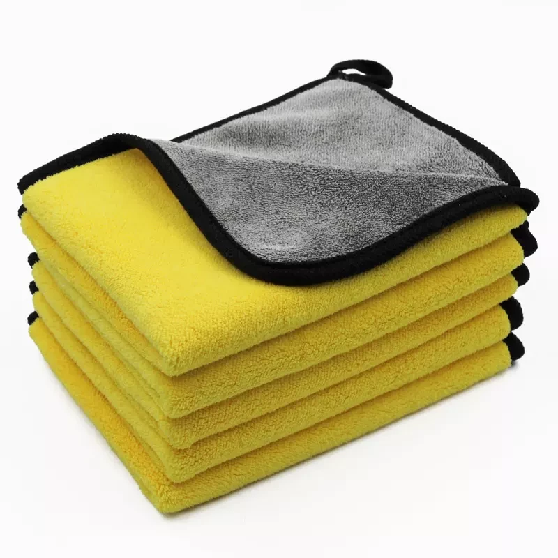 2 in 1 car microfiber Towel 5pcs set 40cm