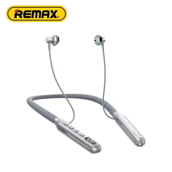 REMAX RB-S3 Wireless Neckband Earphone Sports Headphones With Digital Display