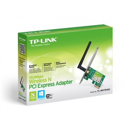 TP-Link  TL-WN781ND 150Mbps Wi-Fi PCI Express Adapter( Warranty 1-Year )