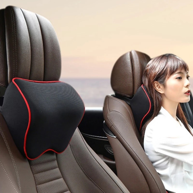 Car Neck Headrest Pillow Cushion Memory Cotton 1 Pcs