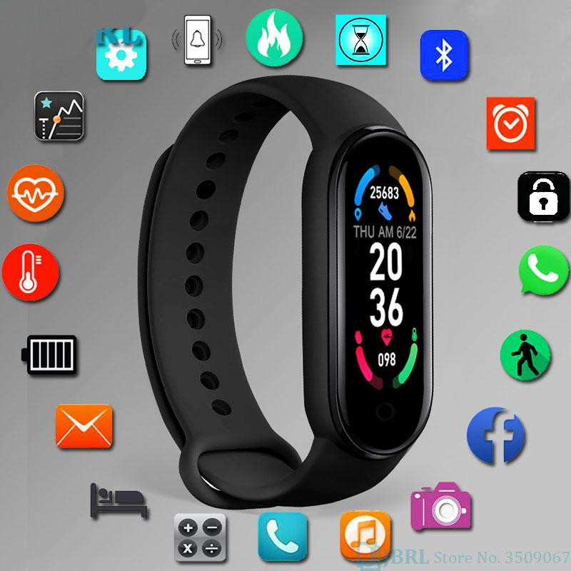 M6 Smart Watch Sports Band Heart Rate Fitness Tracker Waterproof Bracelet