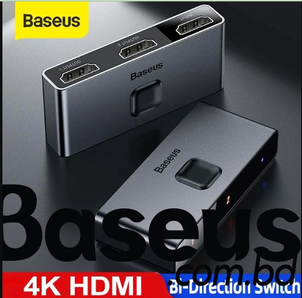 Baseus CAHUB-BC0G 2in1 or 1in 2 Matrix HDMI Switcher