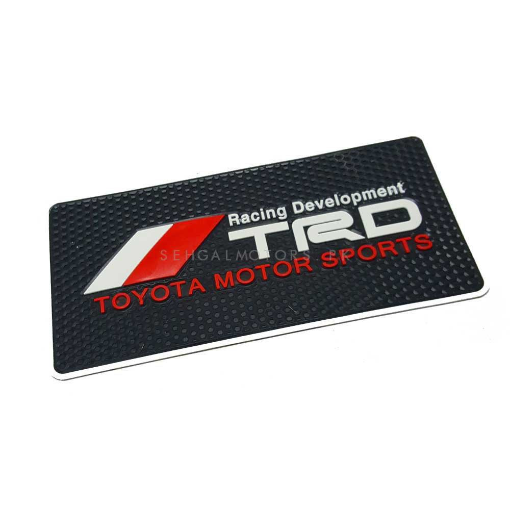 TRD Anti Slip Car Mobile Mat | Anti-Skid Non Slip Dashboard Mats