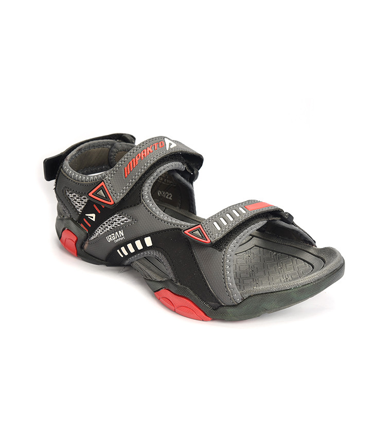 Ajanta Impakto Men's Sports Sandals - Grey