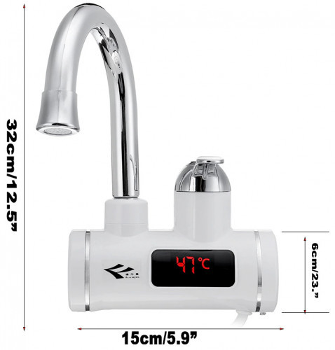 Instant Electric Digital Display Hot Water Tap