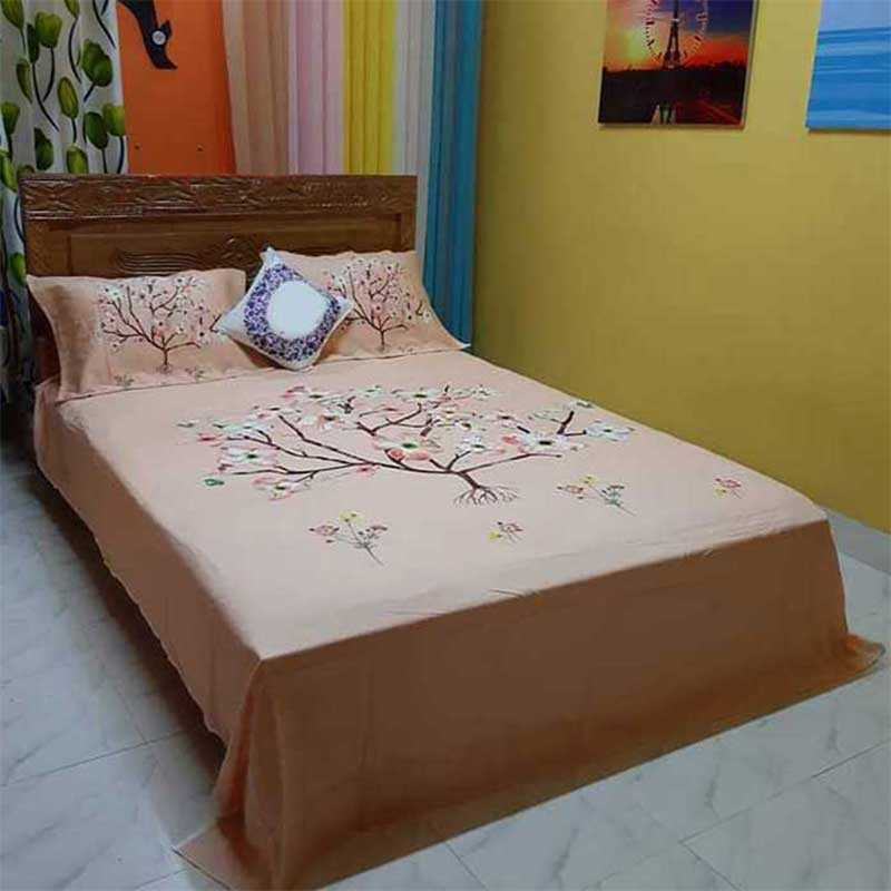 King Size Hometex Home Bed Sheet Set