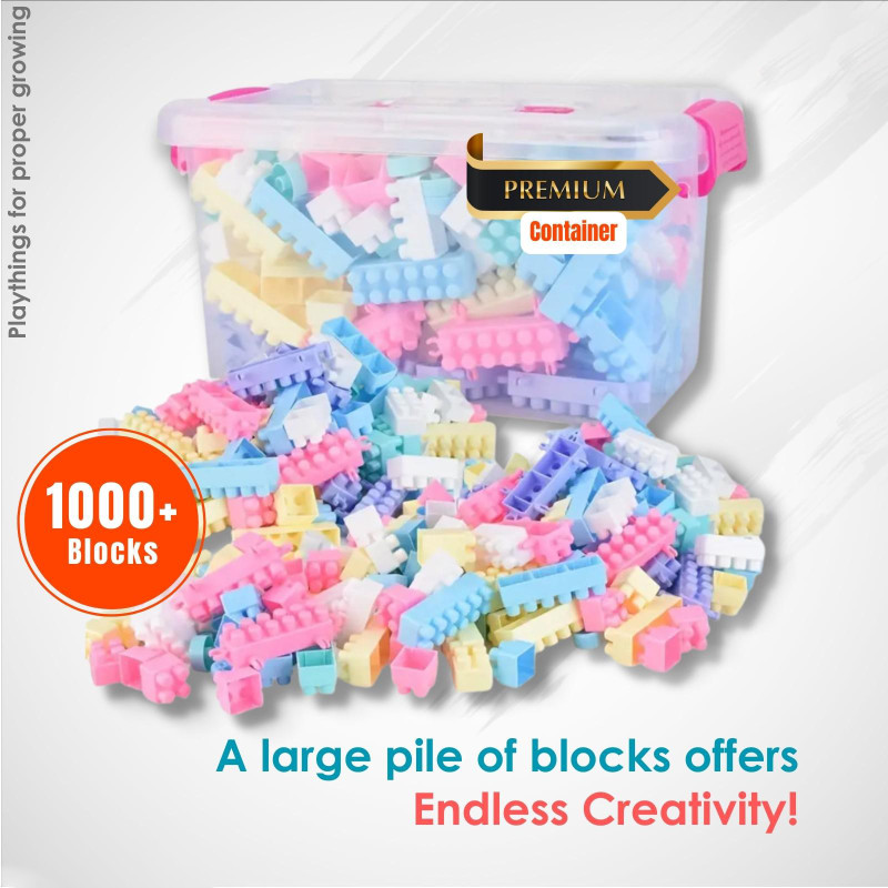 1000+ Pieces Building Block with Container