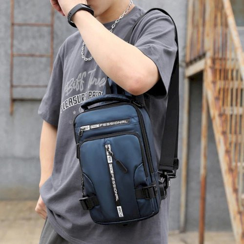 USB Charging Port-Supported Cross Body Travelling Bag