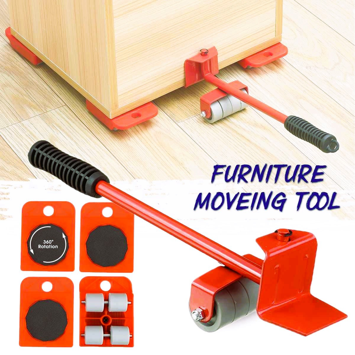 5 Pcs Durable Furniture Moving Tools Set