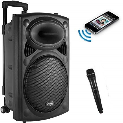 Karaoke Rechargeable Bluetooth Trolly Speaker