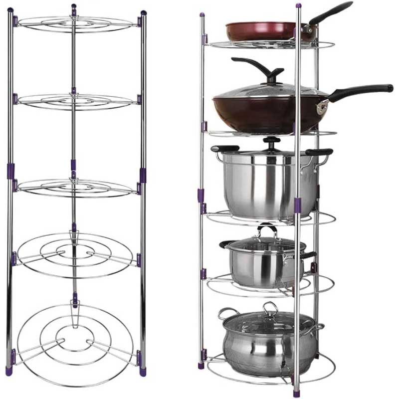 Super Pot Stand 5 Layer Kitchen Pot Organizer