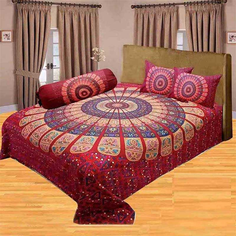 King Size Hometex Home Bed Sheet Set