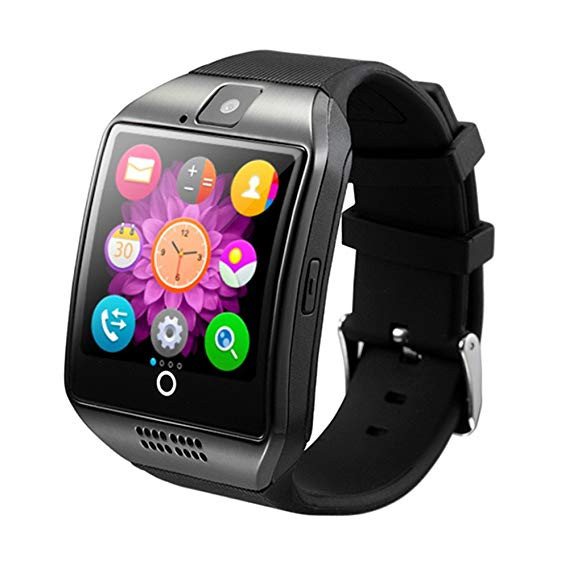 "Q18 Smart Mobile Watch - Sim, Memory Bluetooth Camera Supported  "