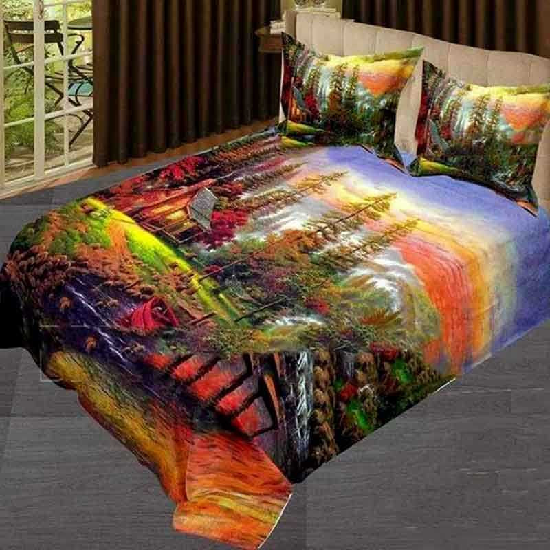 King Size Bed Sheet Set New Design