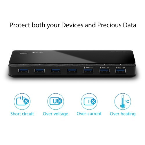 TP-Link UH720 USB 3.0 7-Port Hub with 2 Charging Ports ( Warranty 1 Year)