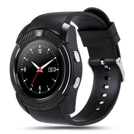 "Sim & Memory Support Bluetooth Calling Smart Watch -V8  "