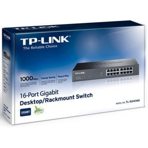 TP-Link TL-SG1016D 16-Port Gigabit Switch ( Warranty 2-Years )