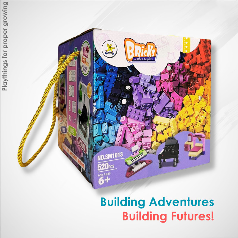 Bricks Building Blocks 520Pcs