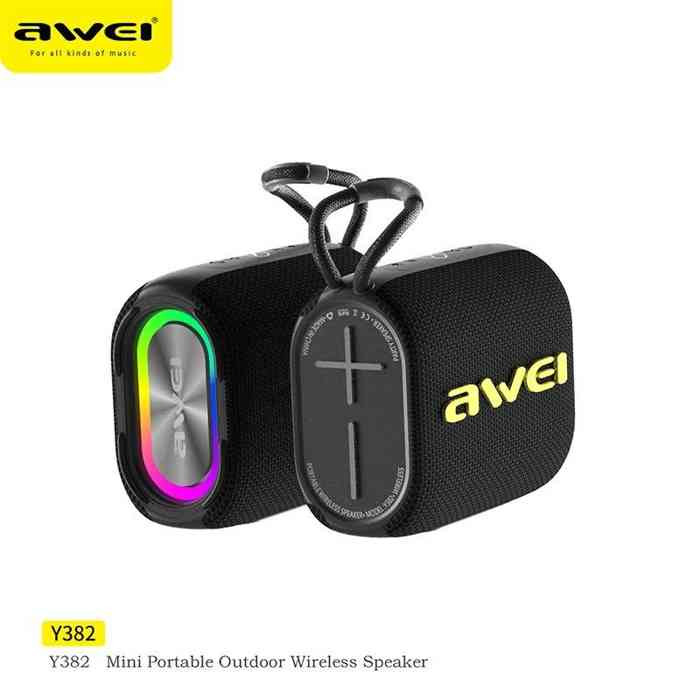 Awei Y382 TWS Wireless Bluetooth Speaker Super Clear Sound Long Life Battery Waterproof IPX7 SPEAKER