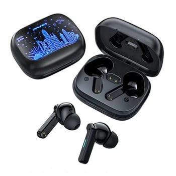 Awei T53 TWS Bluetooth Earphones 5.3 Gaming Wireless Colorful Light Earbuds