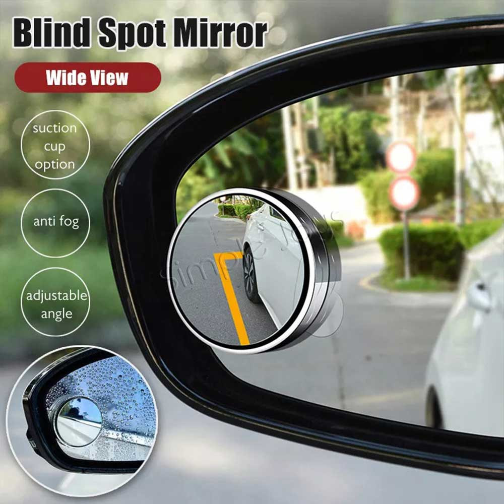 Mini Blind Spot Mirror Wide Angle Convex Rear View Mirror For Car