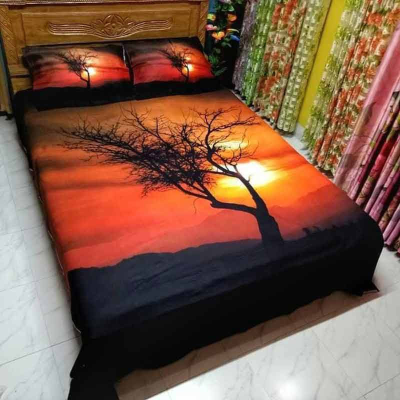 King Size Hometex Bed Sheet Set