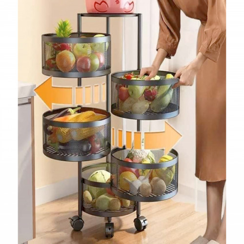 5-Layer Multifunctional Kitchen Rack