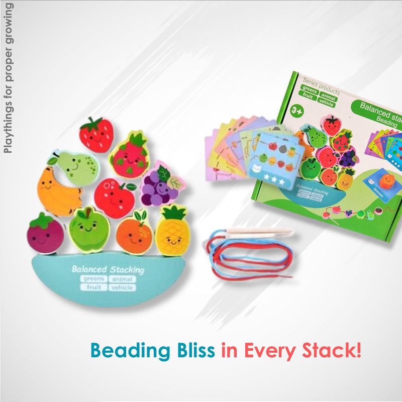 Balanced Stacking Beading Fruits