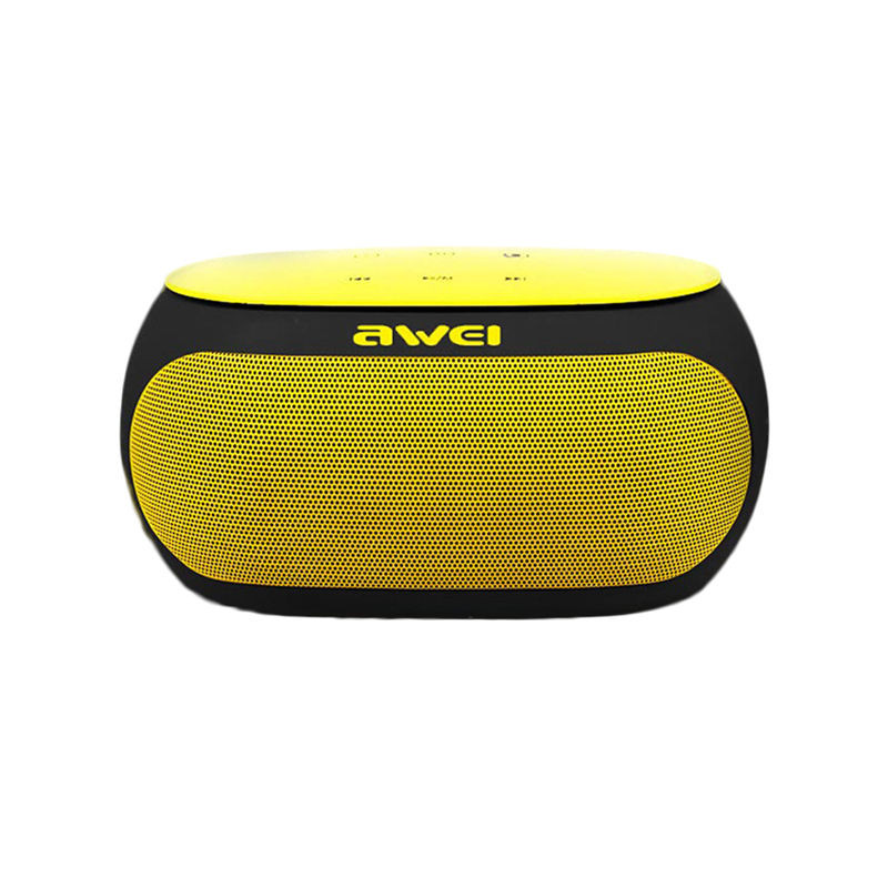 Awei Y200 - Wireless Bluetooth Speaker - Yellow and Black