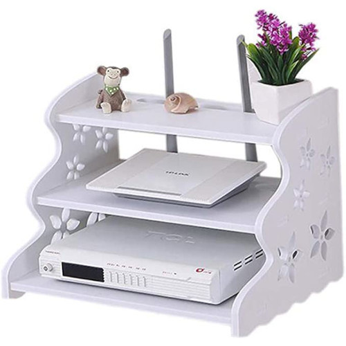 Three Layer Wall Mount Wi-Fi Shelf