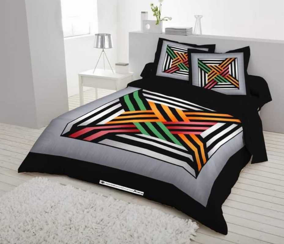 Luxury 3D Design Cotton King Size Bed Sheet