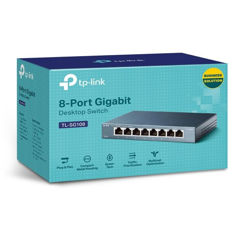 TP-Link TL-SG108 8-Port Gigabit Desktop Switch( Warranty 2-Years )