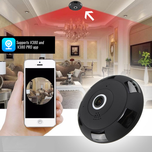 Panoramic V380 2.4GHz Wi-Fi IP Smart 360 Degree CC Camera