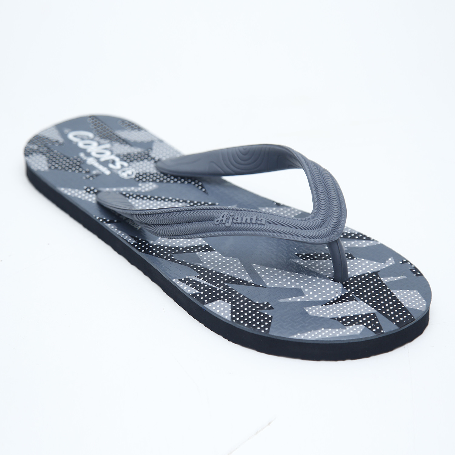 Ajanta Colors Mens Sandals - Grey