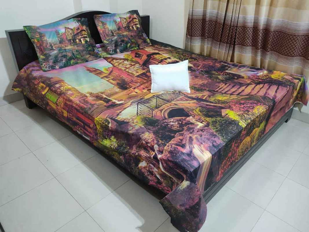 London Bari King Size Bed Sheet