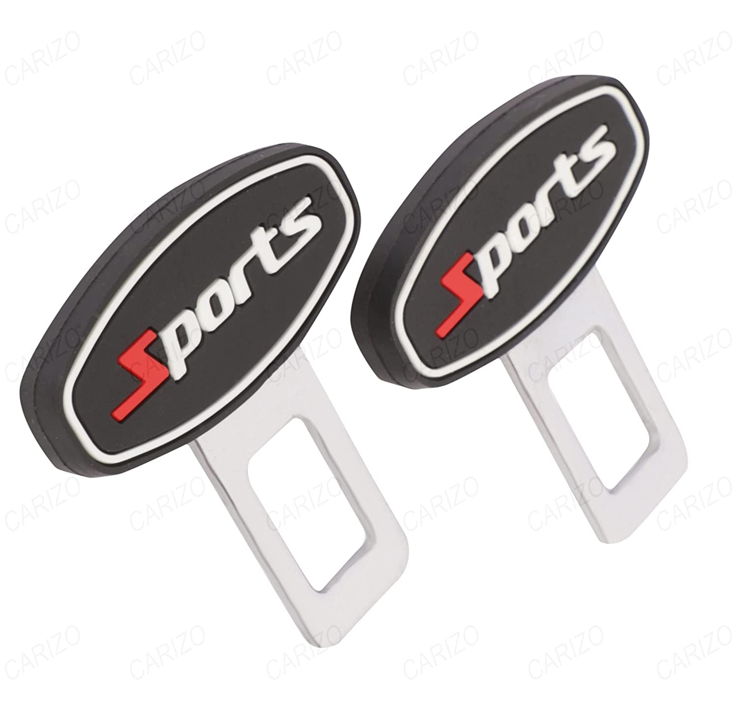 Car Seat Belt Clip 2pcs Seat Belt Alarm Canceller Seat Belt Buckle in Metal