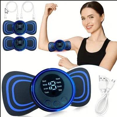 Mini Massager With Remote & 2 pads