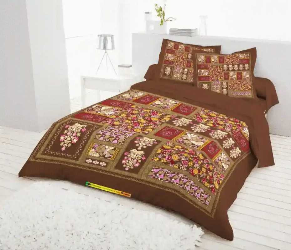 New Design Light Coffee Bed Sheet