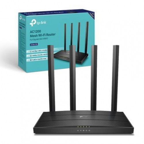 TP-Link  Archer C6 AC1200 Dual-Band Gigabit Wi-Fi Router(Warranty 1-Year)