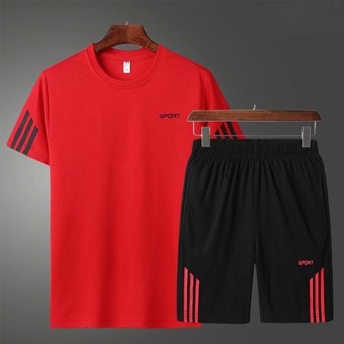 Solid Color T-Shirt & Short Pant Combo