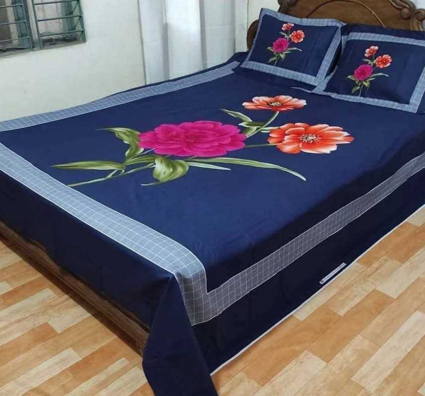 King Size Cotton Bed Sheet New Design