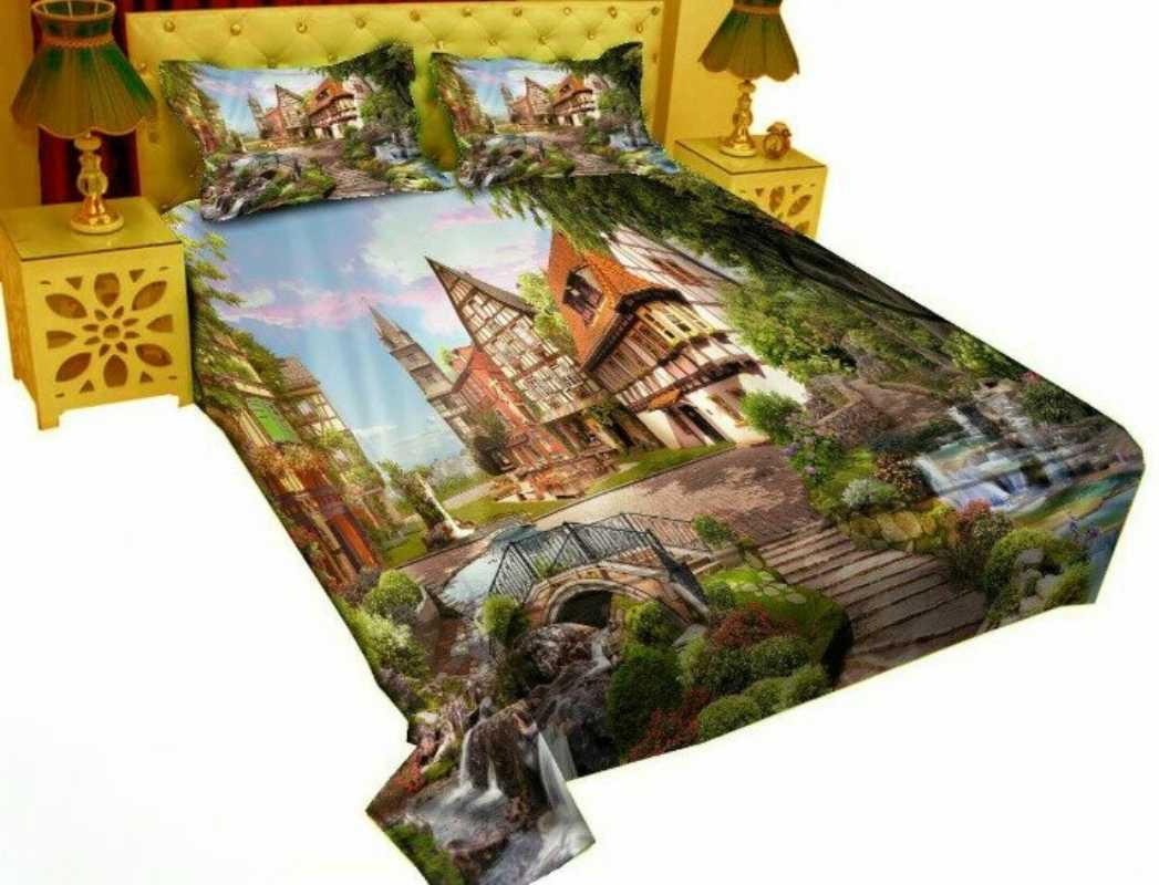 New Design Cotton King Size Bed Sheet