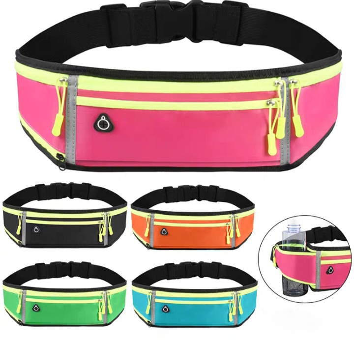 Sports waist bag running mobile phone bag men and women ultra-thin mini belt fitness waist bag running equipment anti-theft invisible