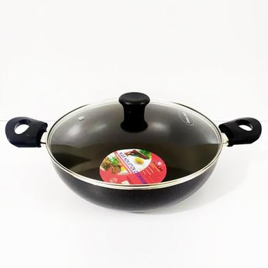 Kiam Non-Stick Karai with Glass Lid