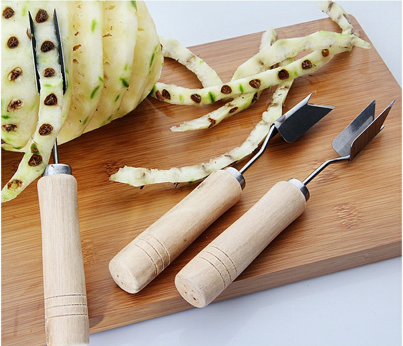 Stainless Steel Pineapple Eye Peeler Remover Fruit Knife