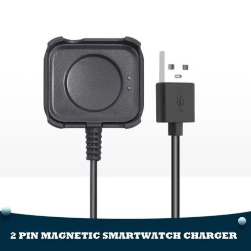 "2 Pin Magnetic Charging Pad with for T500, T55 Smartwatch "