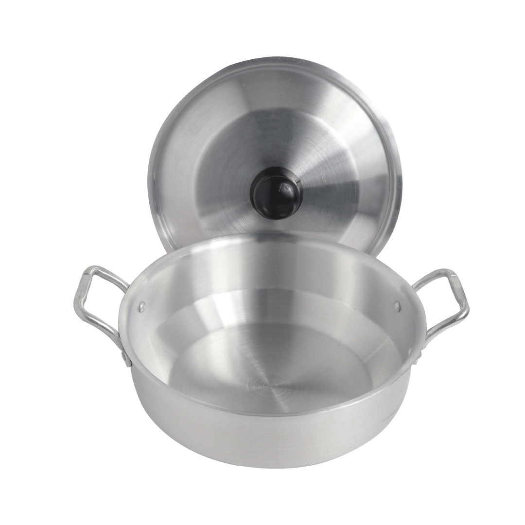 Aluminium Wokpan with lid