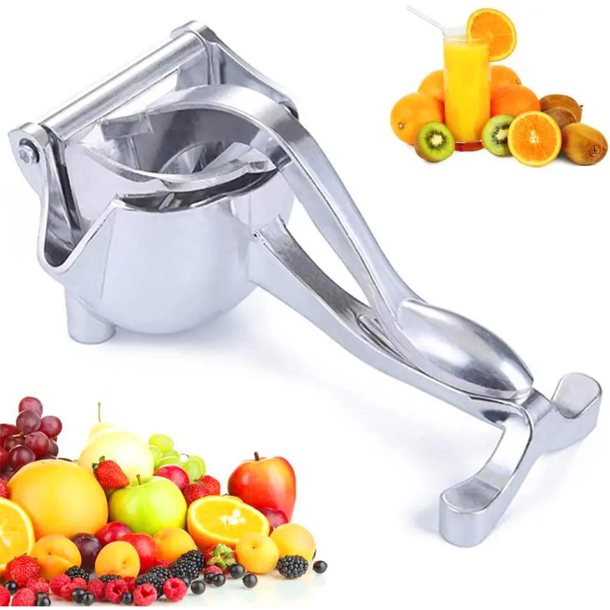 Manual Hand Press Juicer Squizer Domestic Fruit Juice Extractor Fruit Juice Machine-Durable and Portable and Easy to Use