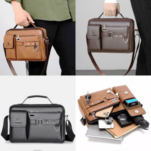 High Quality PU Leather Male Bag