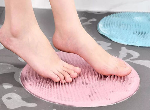 Silicone Bathroom Massage Cushion Brush